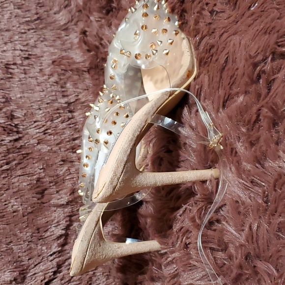 Cape Robbin Clear Spike High Heels NWOT - Picture 2 of 6